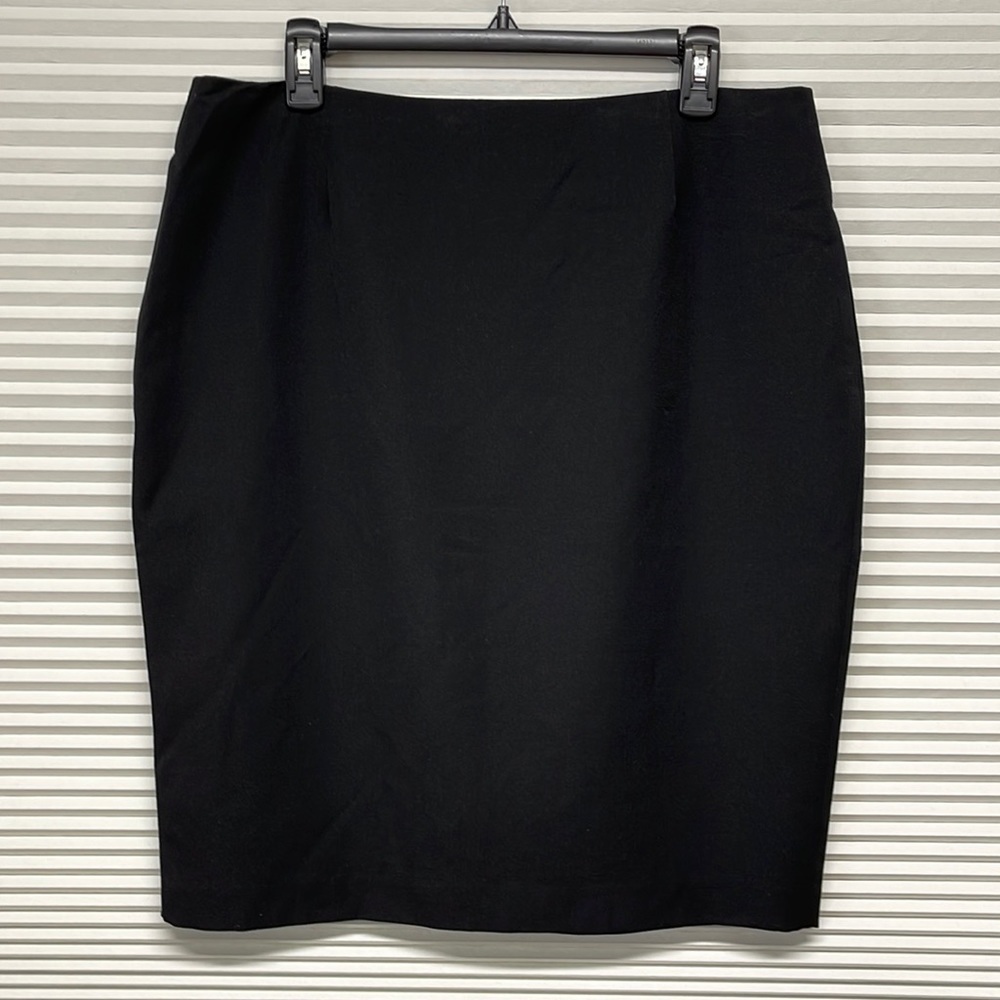 T Tahari NWT Black Pencil Skirt Size 14